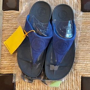 NWT FitFlop blue suede sandal